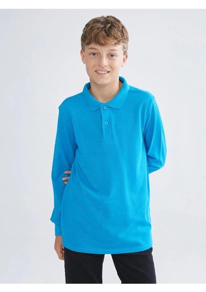 Polo Yaka Erkek Çocuk Tişört (W5)