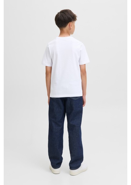 Jjpan Tee Ss Crew Neck Jn Beyaz Erkek Çocuk Kısa Kol T-Shirt modelleri