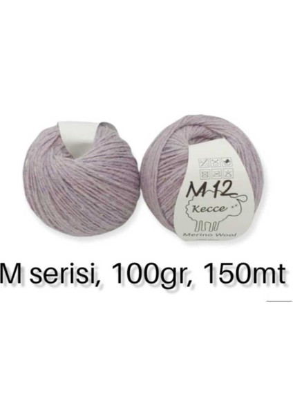 %100 Doğal Keçi Yünü 100 gr 150 mt M Serisi 2’li Paket