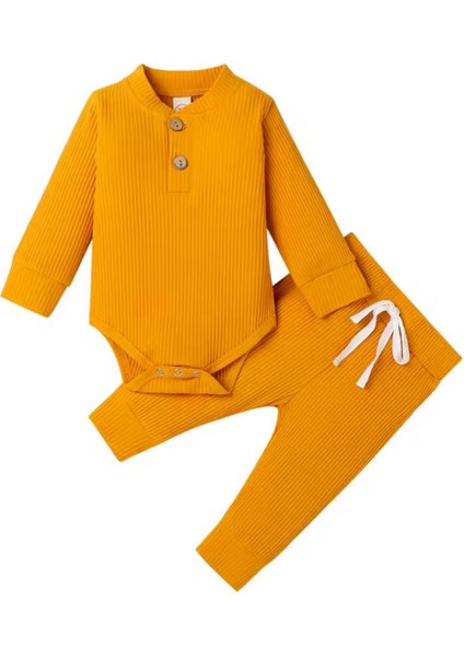 Unisex Basic Badili Alttan Çıtlı Fitilli Bebek Takım 3 Ay - 2 Yaş fiyatları