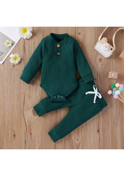 Unisex Basic Badili Alttan Çıtlı Fitilli Bebek Takım 3 Ay - 2 Yaş fiyatları