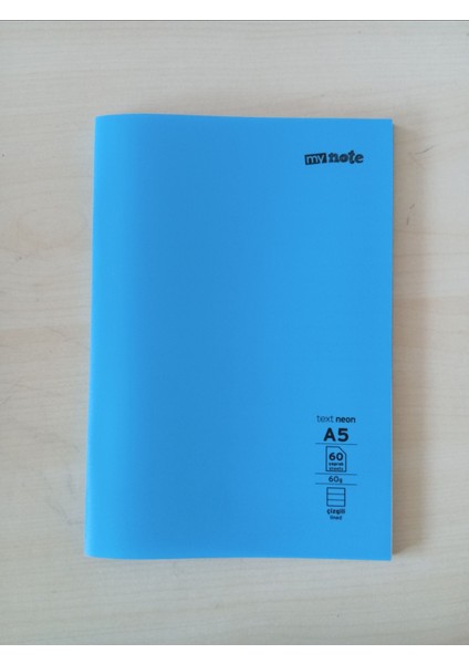 My Note Text Neon A5 60 Yaprak Çizgili Küçük Boy Defter – Ders ve Notlar Için