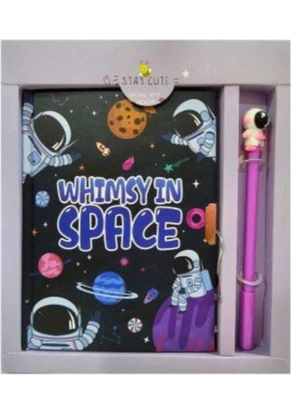 Kilitli Günlük Not Defteri ve Tükenmez Kalem Seti – Özel Anılar Için