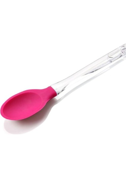Mika Saplı Silikon Kaşık - Dayanıklı ve Pratik Mutfak Gereci