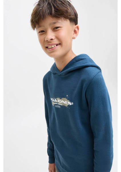 Jcocondor Sweat Hood Fst Mavı- Erkek Çocuk Sweatshirt