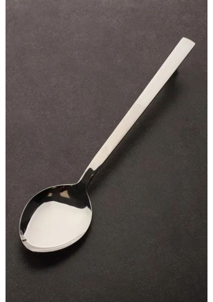 30 cm Büyük Boy Paslanmaz Çelik Servis Kaşığı - Dayanıklı ve Pratik