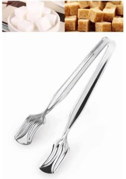 12 cm Paslanmaz Çelik Şeker Maşası - Pratik ve Dayanıklı