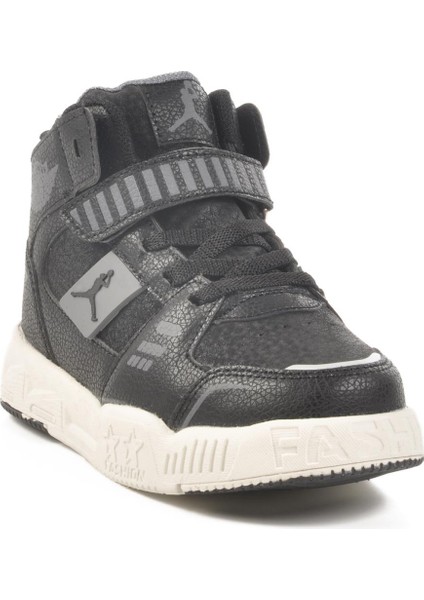King Uzun P Siyah Çocuk Mevsimlik Sneaker