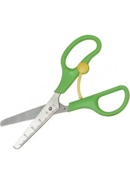 Yaylı Cetvelli Öğrenci Makas – Kolay Kullanım & Ölçü Kolaylığı