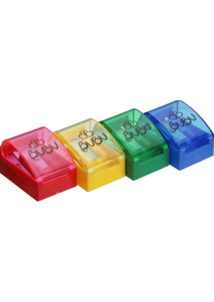 4’lü Renkli Kalem Tıraş Seti – Okul ve Ofis Için Ideal