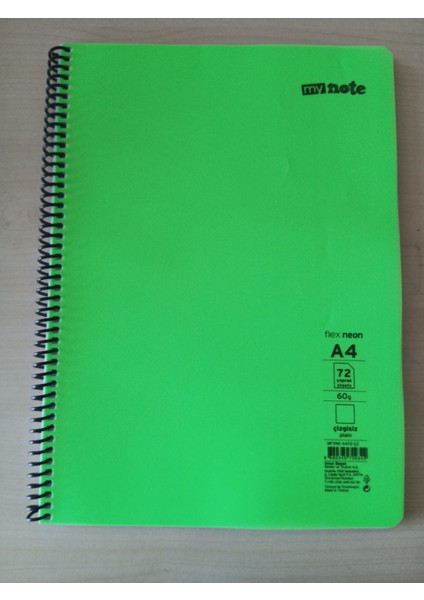 My Note A4 72 Yaprak Çizgisiz Spiralli Büyük Boy Defter – Okul ve Ofis Için Pratik