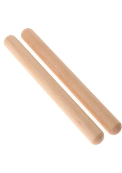 30 Cm. Ahşap Ritim Çubuğu 1 Çift Perküsyon Müzik Sopası fırsatları