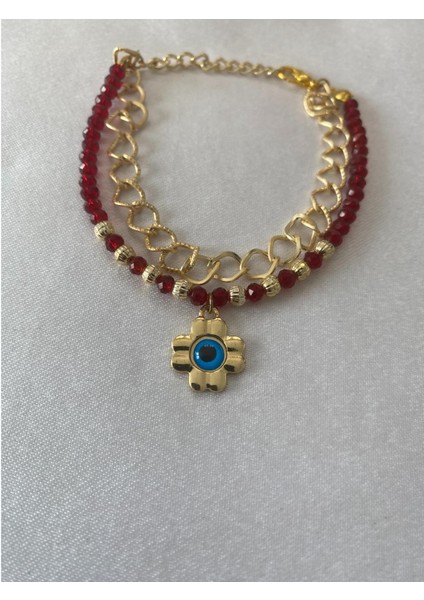 Nazar Boncuklu Kırmızı Bileklik fırsatları
