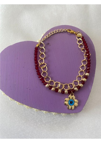 Nazar Boncuklu Kırmızı Bileklik indirimleri