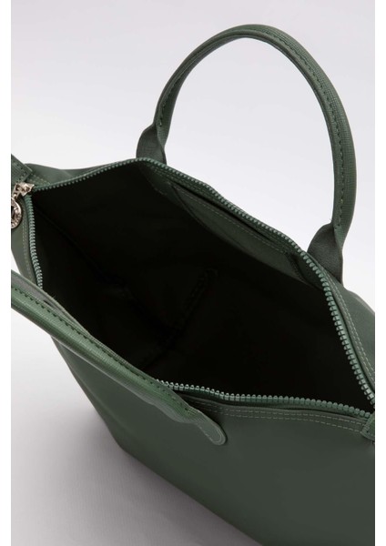 KOYU YEŞİL C12 9604 Deri Kapaklı Omuz Çantası modelleri