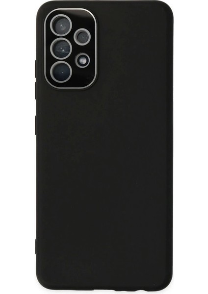 Newface Samsung Galaxy A53 5g Kılıf Lansman Glass Kapak - Siyah