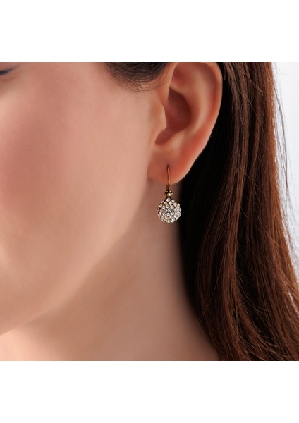 Mistik Küre Kadın 3'lü Takı Seti Küpe Kolye Yüzük Takım Bakır El Yapımı Kristal Taşlı Kararma Yapmaz Kutulu fiyatları