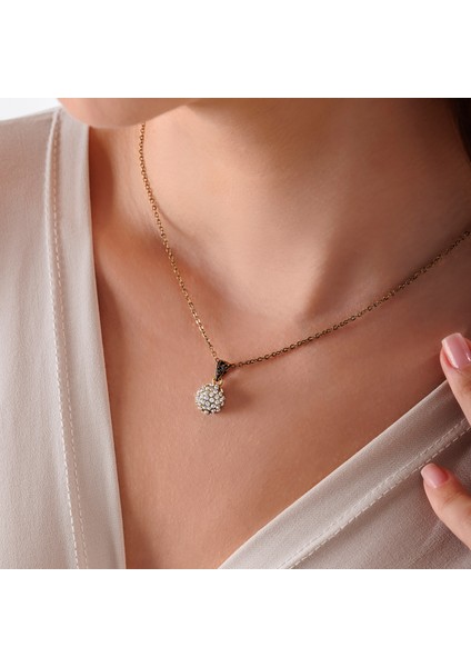 Mistik Küre Kadın 3'lü Takı Seti Küpe Kolye Yüzük Takım Bakır El Yapımı Kristal Taşlı Kararma Yapmaz Kutulu modelleri