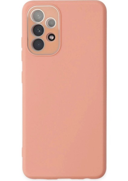 Newface Samsung Galaxy A53 5g Kılıf Lansman Glass Kapak - Pembe