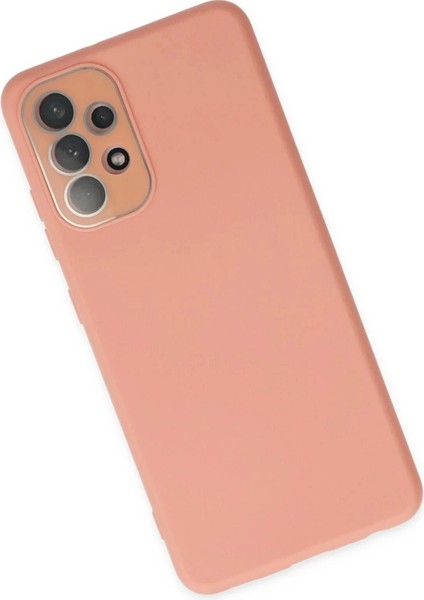 Newface Samsung Galaxy A53 5g Kılıf Lansman Glass Kapak - Pembe modelleri