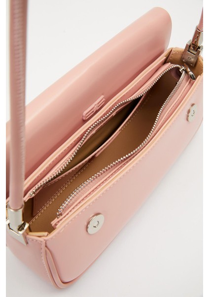 Pembe Uzun Askılı Omuz Çantası modelleri