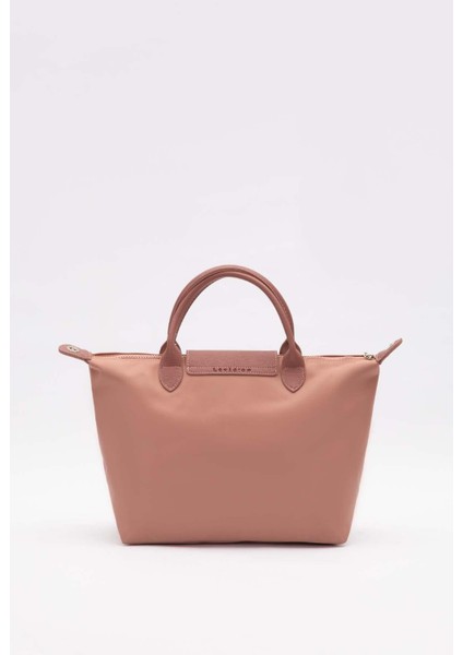 Pembe Deri Kapaklı Omuz Çantası fırsatları