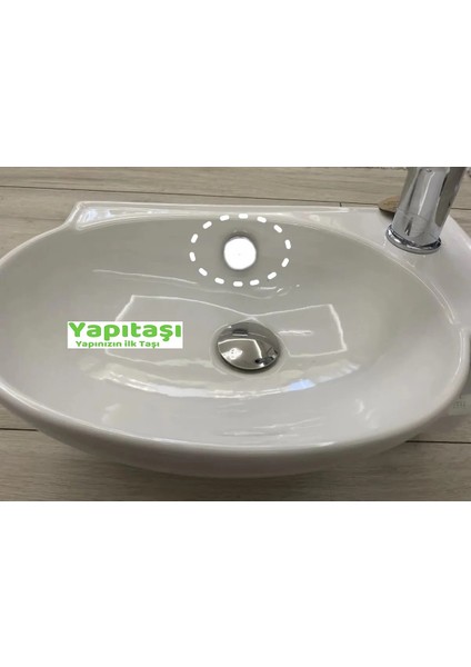 YT313 Üniversal Seramik Lavabo Su Taşma Delik Yüzüğü Beyaz Renk fiyatları
