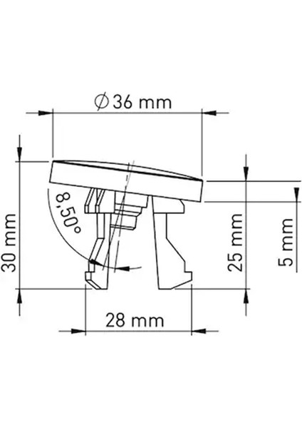 YT313 Üniversal Seramik Lavabo Su Taşma Delik Yüzüğü Beyaz Renk modelleri