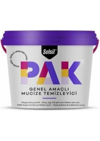 Pak Genel Amaçlı Mucize Temizleyici 500 gr x 12 Li Paket