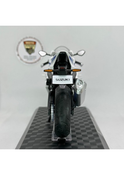 Suzuki GSX-R1000 1:12 Diecast Motosiklet Model – Lisanslı Maisto Metal Maket & Koleksiyon (Beyaz) fırsatları