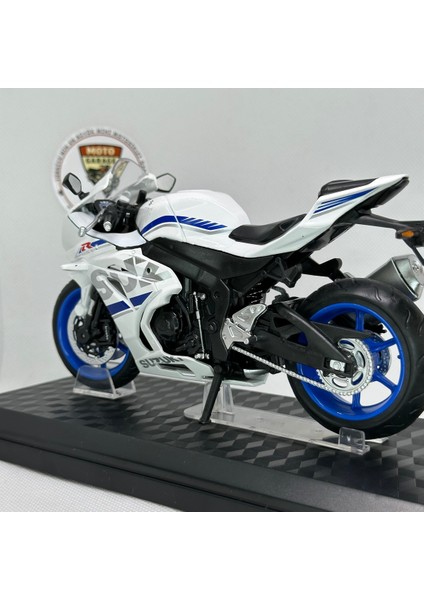 Suzuki GSX-R1000 1:12 Diecast Motosiklet Model – Lisanslı Maisto Metal Maket & Koleksiyon (Beyaz) indirimleri