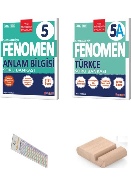 5.sınıf 5A Türkçe Soru Bankası + Anlam Bilgisi 2025-2026 + Telefon Tutucu +Çözüm Ayracı