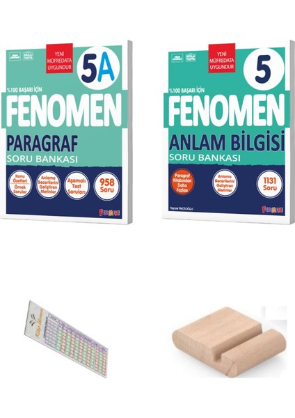 5.sınıf 5A Anlam Bilgisi + Paragraf Soru Bankası 2025-2026 +Telefon Tutucu +Çözüm Ayracı