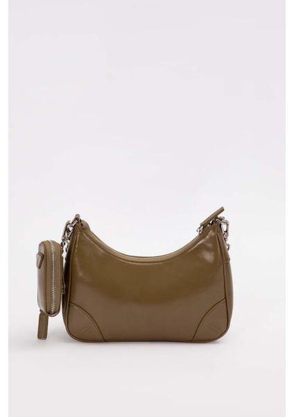 Yeşil Mini Cüzdan Detaylı Omuz Çantası fırsatları