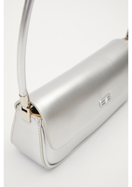 Gümüş Uzun Askılı Omuz Çantası fiyatları