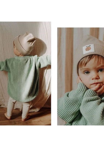 Bebek Çocuk Bisiklet Yaka Oversize Triko Kazak 6 Ay-5 Yaş fırsatları