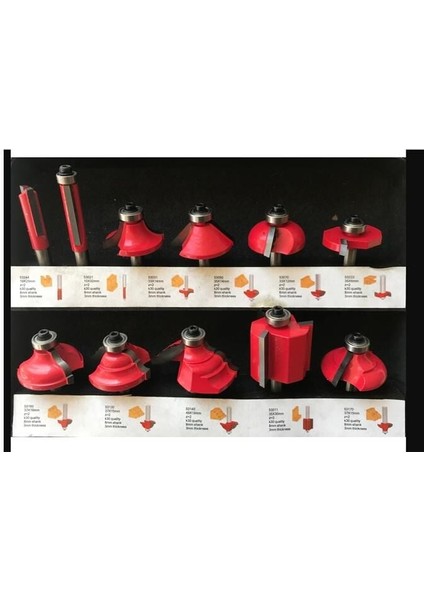 Ahşap Motif Bıçak Seti 11 Parça fiyatları