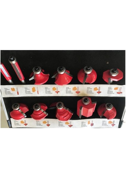 Ahşap Motif Bıçak Seti 11 Parça modelleri