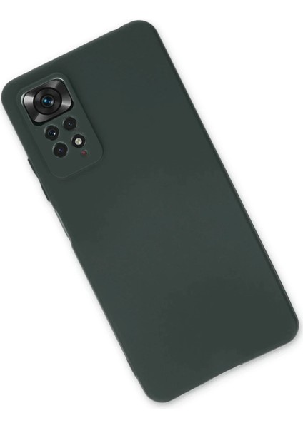 Newface Xiaomi Redmi Note 11 Pro Kılıf First Silikon - Koyu Yeşil modelleri