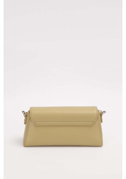 Yeşil Logo Tokalı Omuz Çantası fırsatları