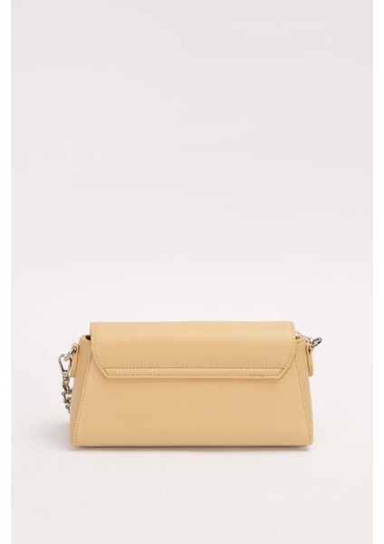 Sarı Logo Tokalı Omuz Çantası fırsatları