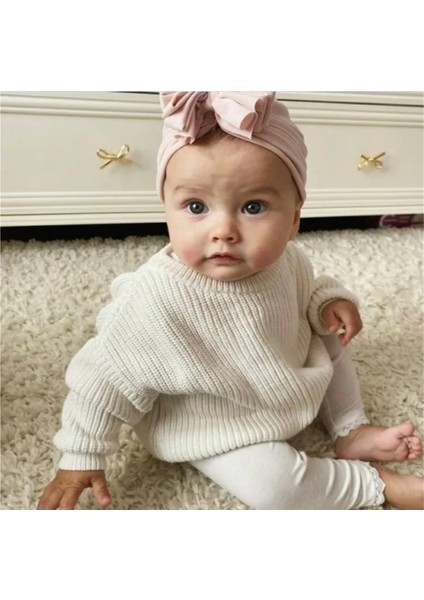 Extra Esnek Bisiklet Yaka Unisex Bebek & Çocuk Kazak (0-5 Yaş) modelleri