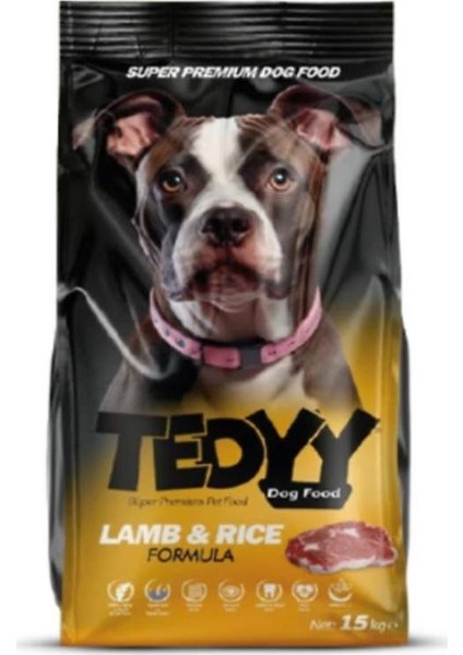 Tedyy Kuzu Etli Yetişkin Köpek Maması 15 kg
