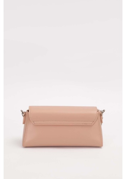 Pembe Logo Tokalı Omuz Çantası fırsatları