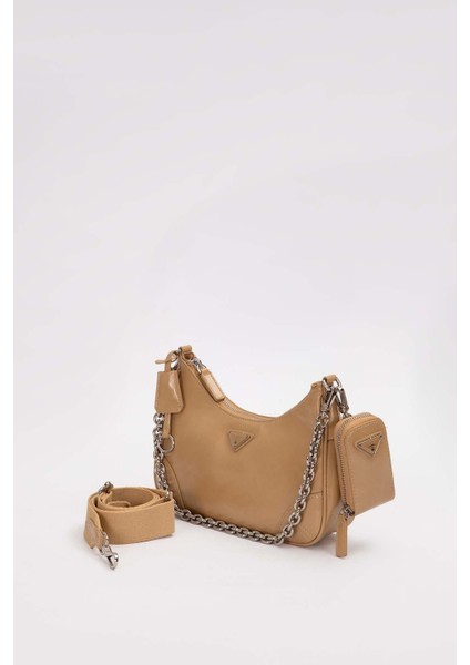 Sarı Mini Cüzdan Detaylı Omuz Çantası fiyatları