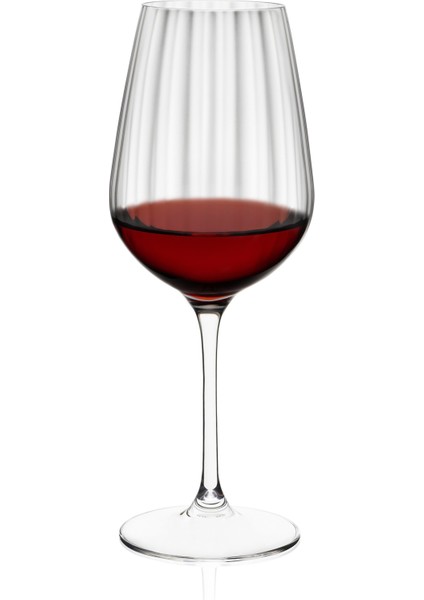 Invitation Optic Kırmızı Şarap Kadehi - 540 ml - 6lı Set