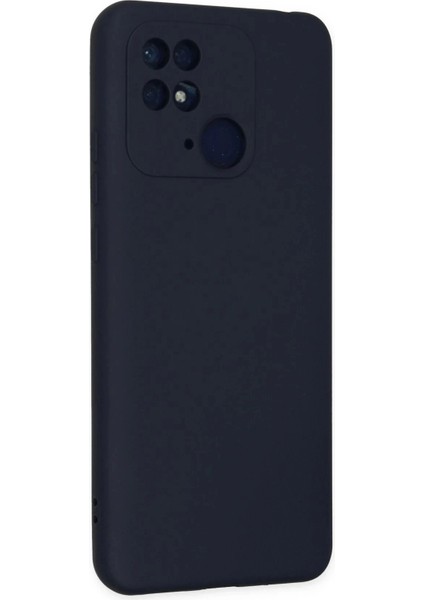 Newface Xiaomi Redmi 10C Kılıf Nano Içi Kadife Silikon - Lacivert modelleri