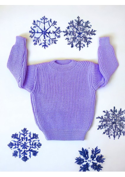 Triko Kazak Esnek Unisex Bebek Çocuk Selanik Bisiklet Yaka