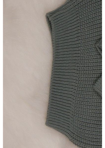 Cocuk-Bebek Triko Bayram ve Mevsimlik Kazak Kazak Mint Yeşili fırsatları