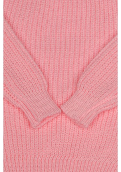 Cocuk-Bebek Triko Bayram ve Mevsimlik Kazak Kazak Pastel Pembe modelleri